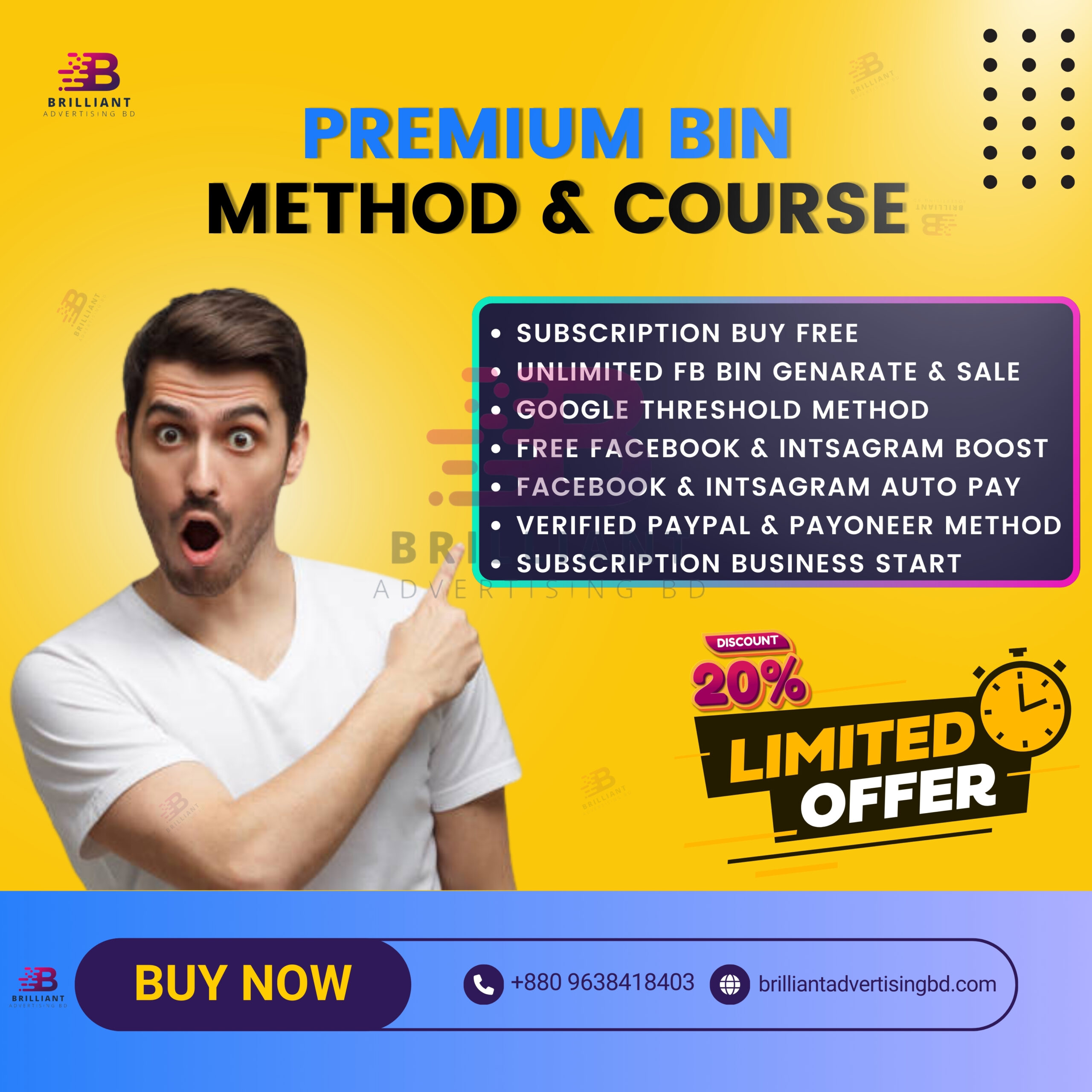 Unlimited FB bin genarate & sale